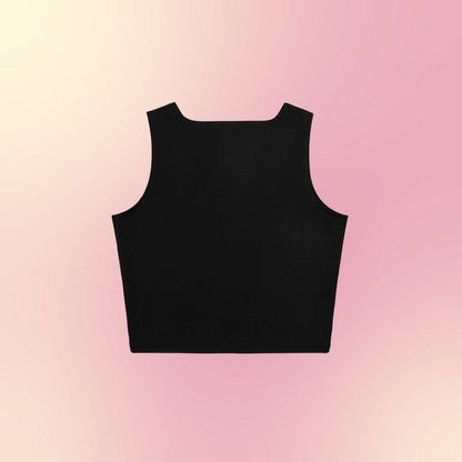 Bookish Baddies Black - Crop Tank